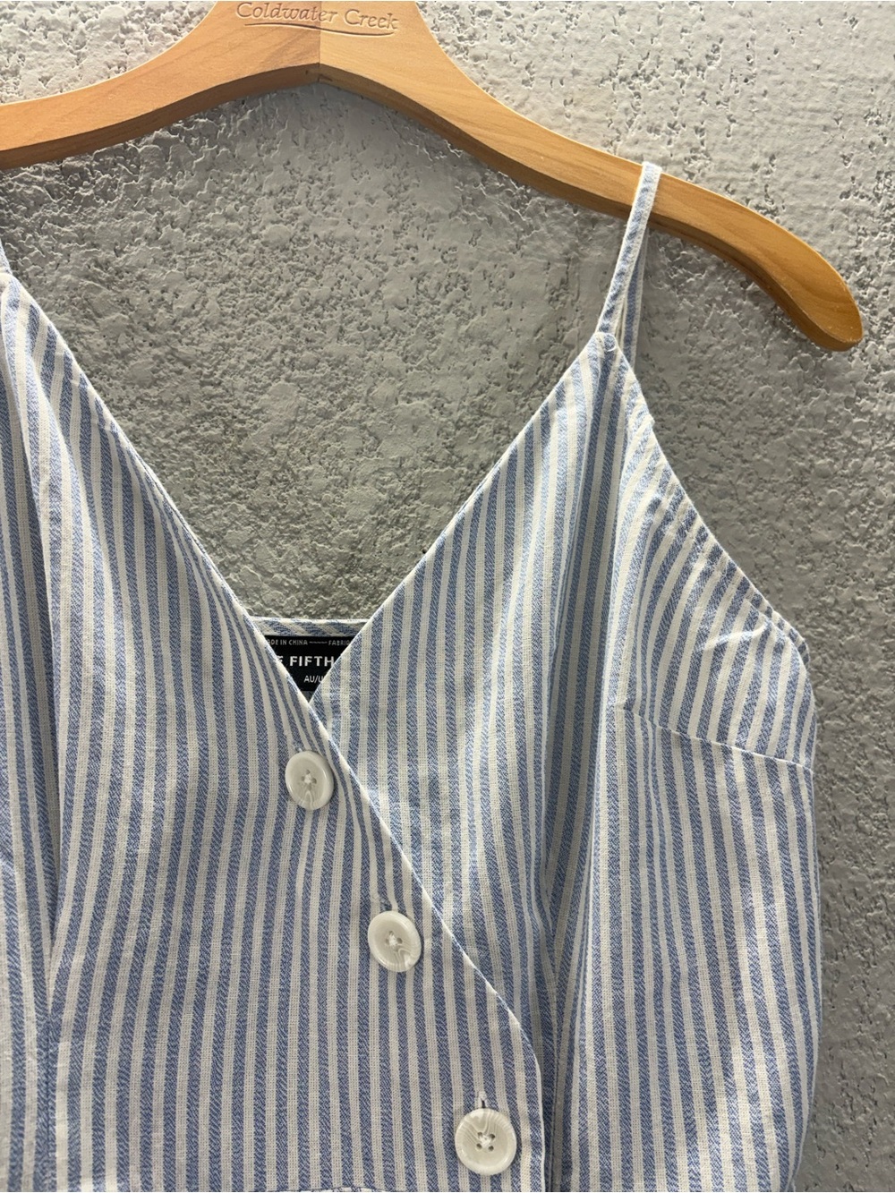 The Fifth Label Blue and White Striped Midi Dress - Picture 3 of 8